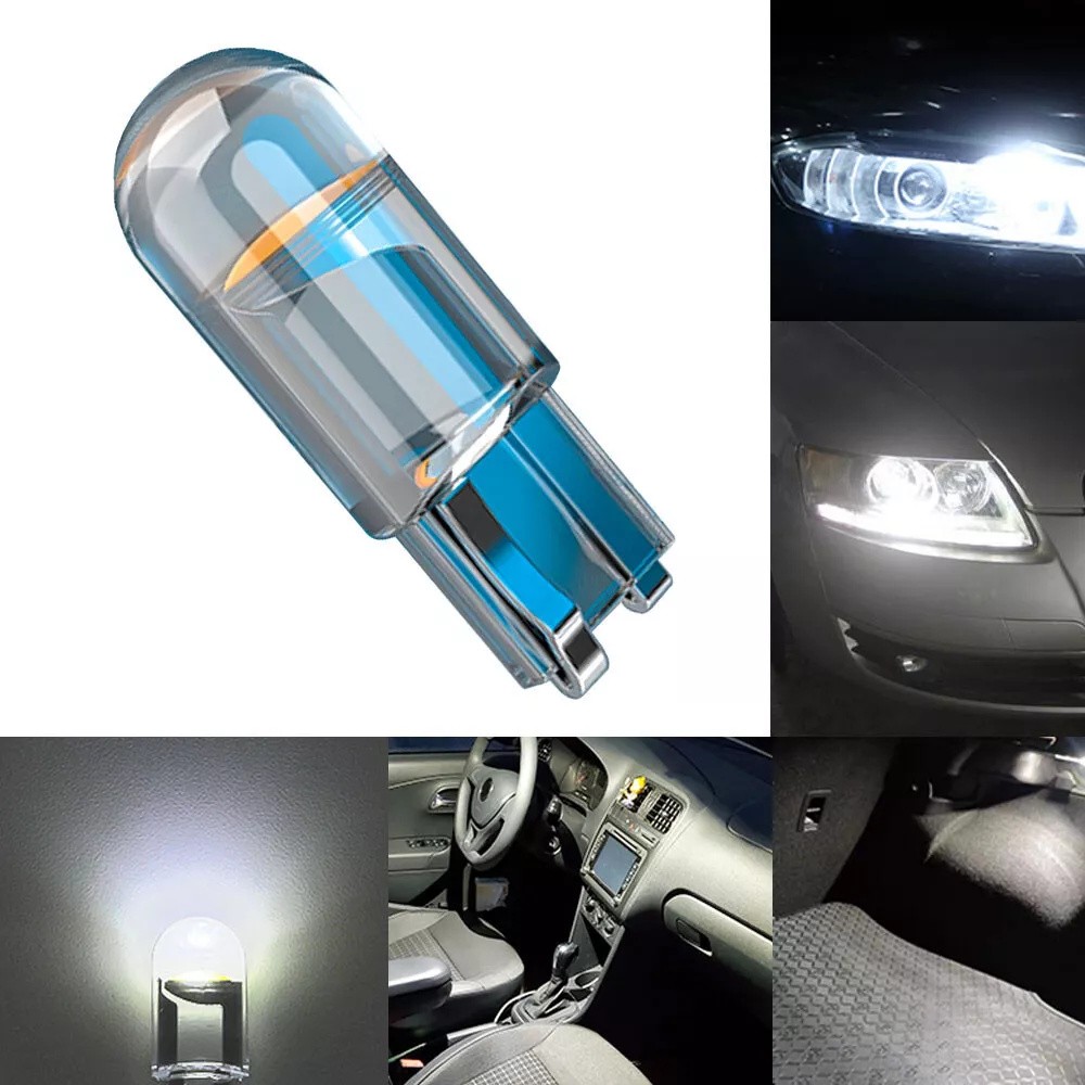 20X Light Bulbs White T10 194 168 W5W 2825 LED Interior Map Dome License Plate