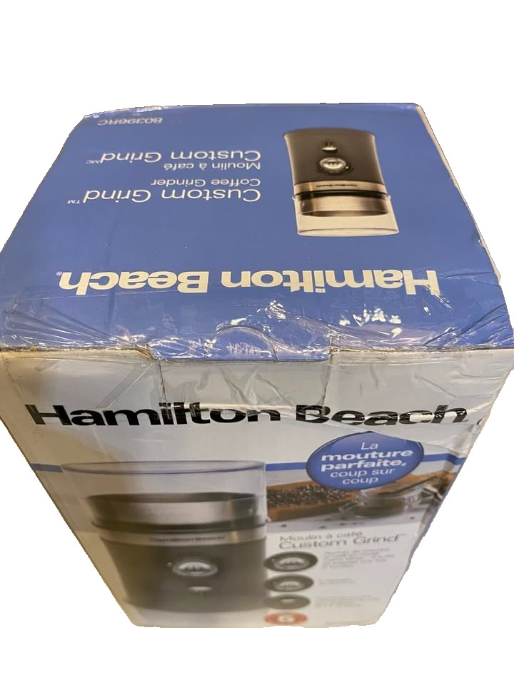 Hamilton Beach - Custom Grind Coffee Grinder - Gray