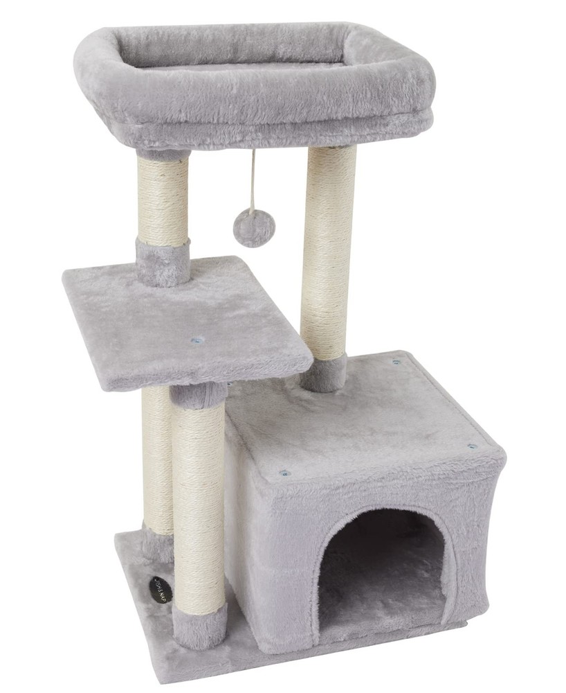 Indoor Cat Tree Tower with Scratching Posts Activity Center