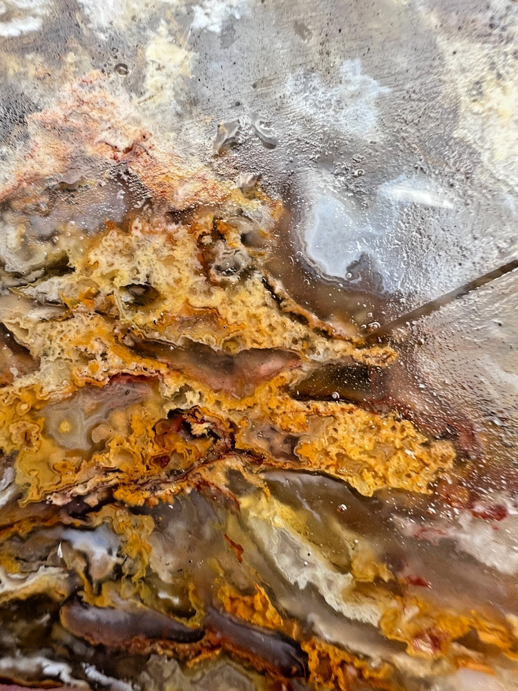 Beautiful Graveyard Point Plumb Agate Slab - 145g