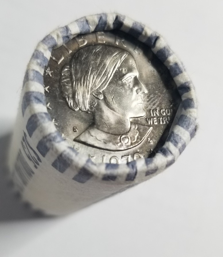1979 s  Susan B Anthony Dollar $25 Roll Uncirculated