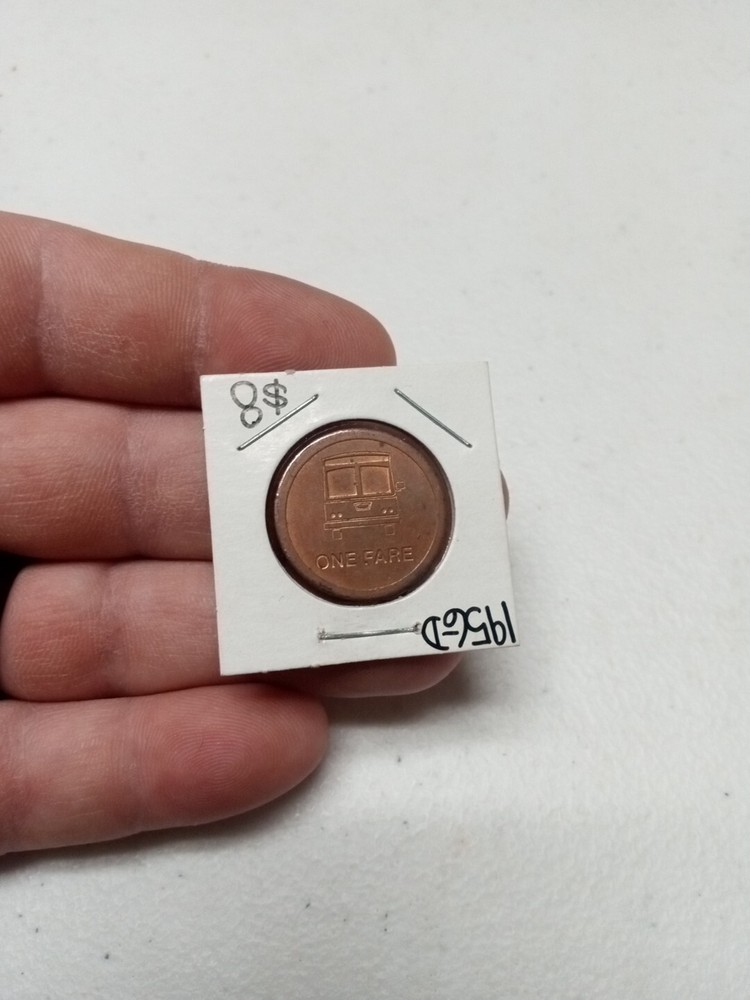 Chicago Bus 1950's Token