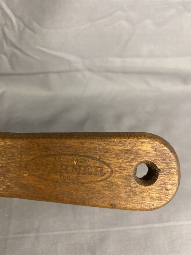 Vintage Warner Putty Knife Long Wood Handle 3”