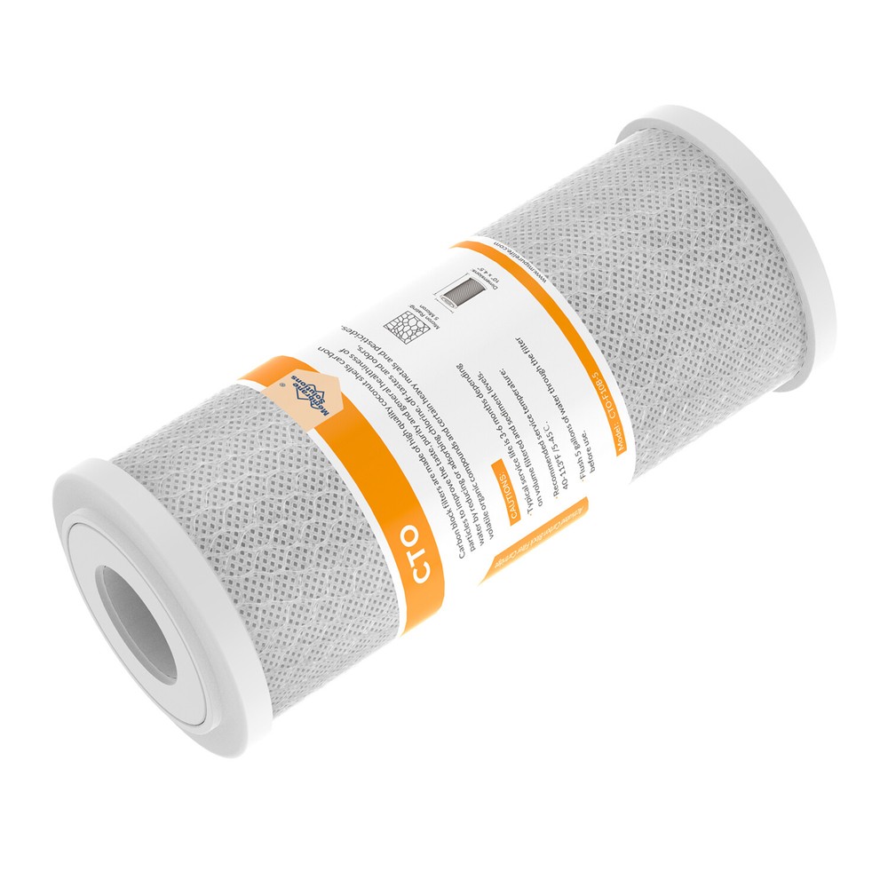 2Pack 10"x4.5" Whole House Big Block Filter for GE FXHTC, WRC25HD, GXWH35F, GNWH