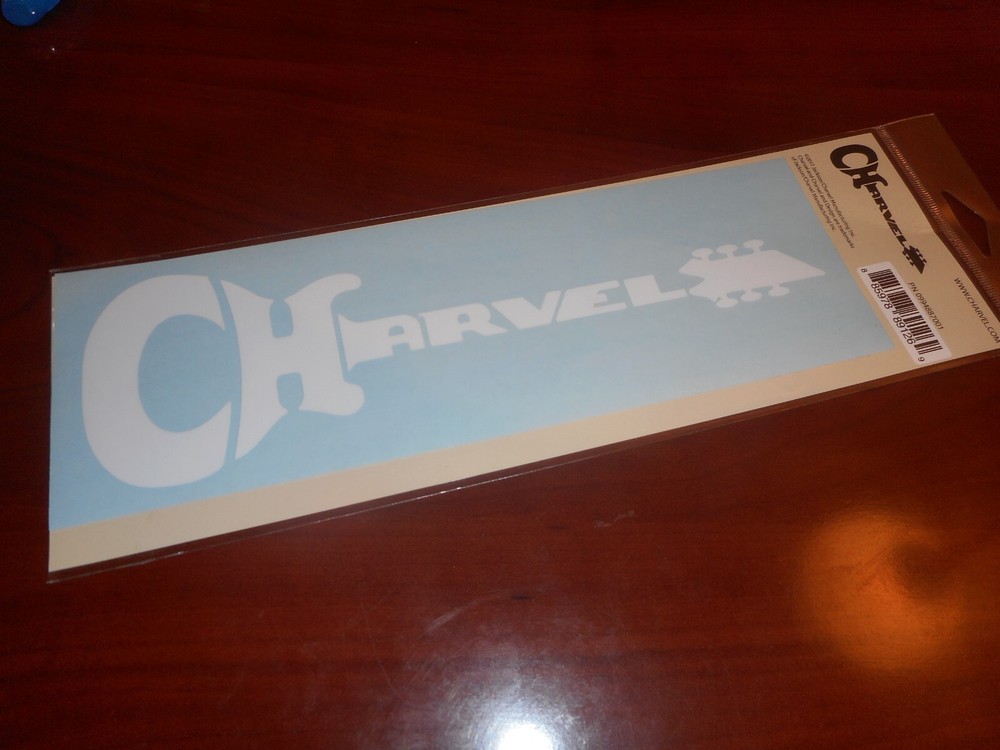 Charvel Diecut Sticker - WHITE