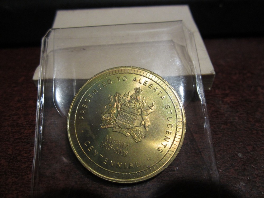 2005 - Alberta  Centennial - Canada Commemorative Trade Dollar