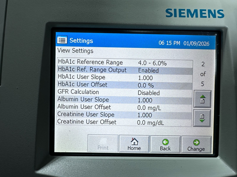 Siemens DCA Vantage Analyzer | HbA1c Testing | Tested & Powers On