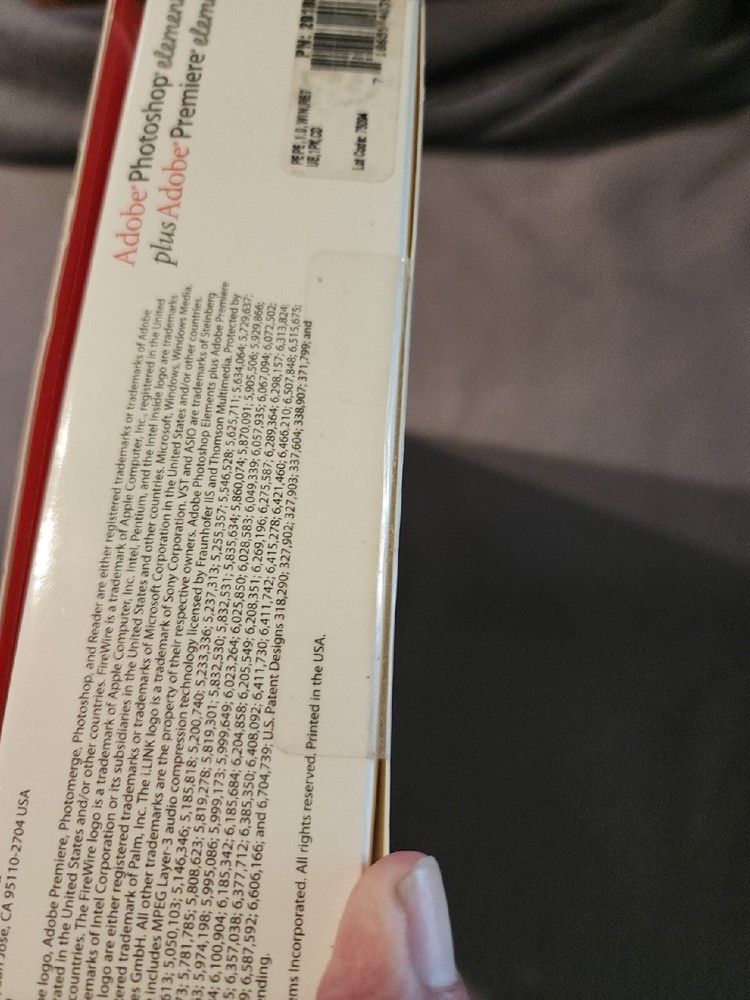 Adobe Photoshop Elements 3.0 plus Adobe Premiere Elements NISP Priority Ship XP