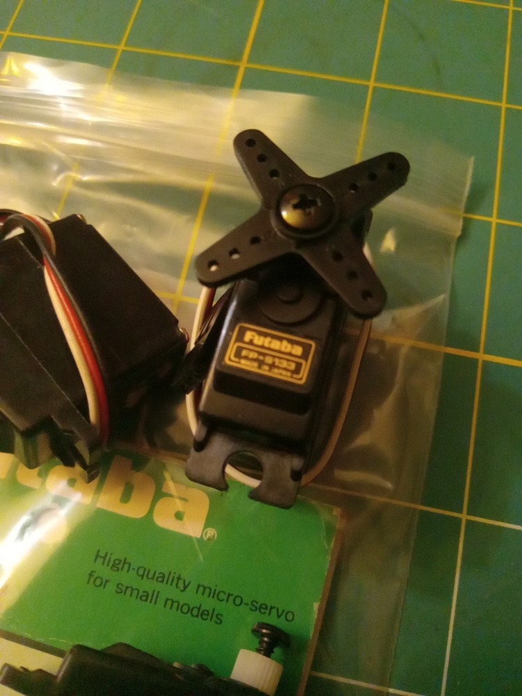 (3) FUTABA FP-S133 MICRO SERVOS