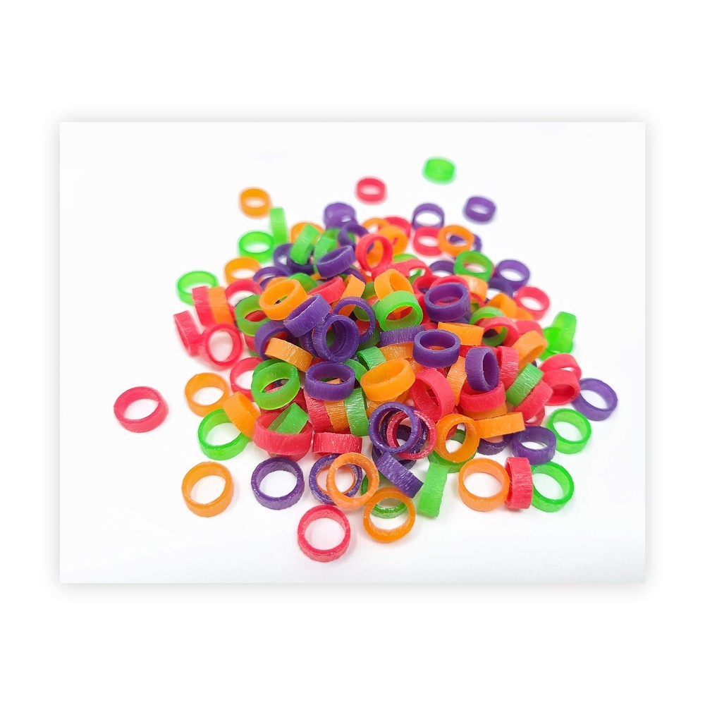 Baby Poultry Leg Bands 1/4" Medium Chick (100)