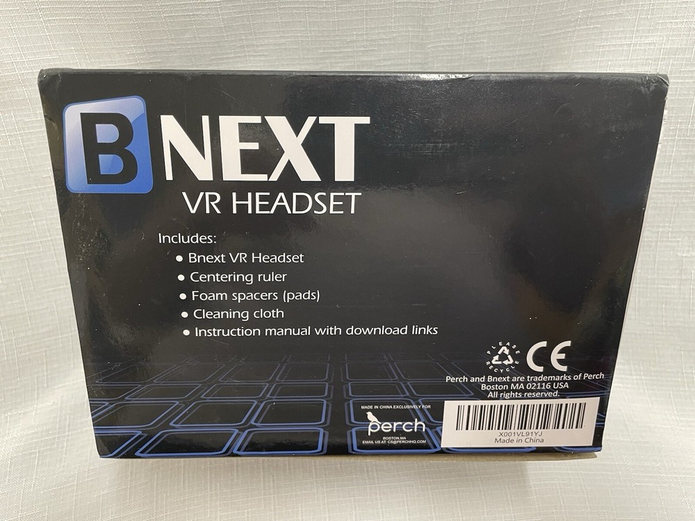 New In Box VR Headset B Next Virtual Reality