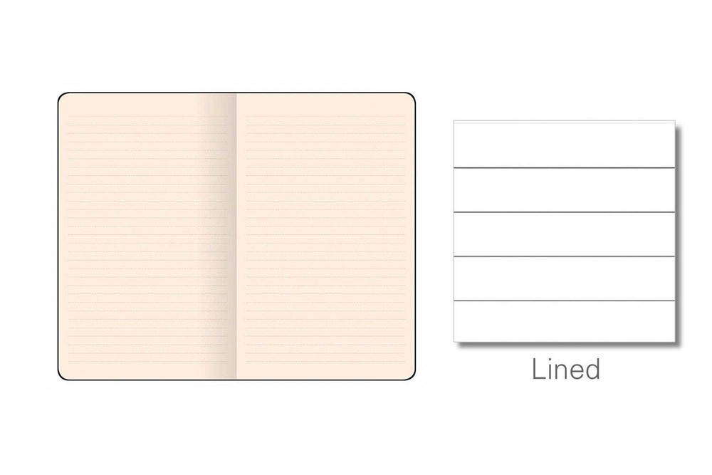 Flexbook Adventure Pocket Notebook, A6-3.54"x5.51" Lined, Grey