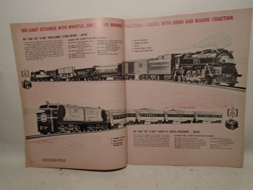 ORIGINAL LIONEL 1963 56 PAGE TRAIN CATALOG