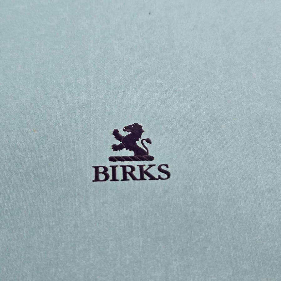 BIRKS Silver Plate Footed Serving Bowl with Plastic Insert includes original box