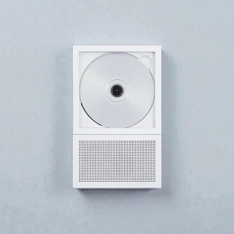 KM5 Bluetooth CD Player Instant Disk Audio CP2 White CP2-001-W Display Audio