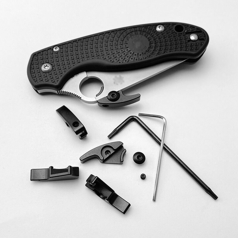 Durable Open Hook Screw Tool Set Fittings For Spyderco Paramilitary 2