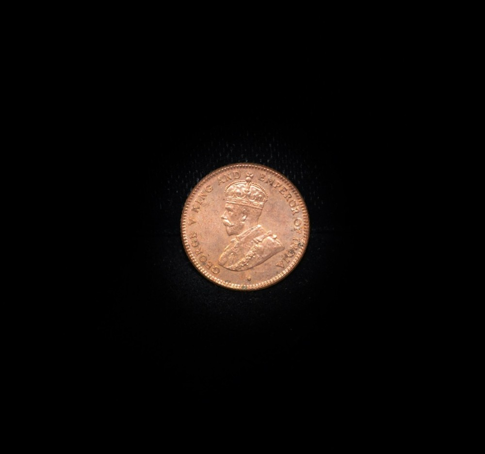 1916 Straits Settlements 1/4 Cent KM 27 #CR10595