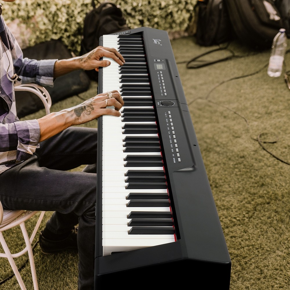 ❄️PROS & BEGINNERS!❄️88 Key Foldable Electric Piano/Keyboard +USB!