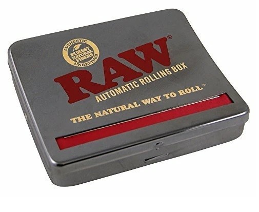 Raw Natural Unrefined Rolling Papers Automatic Rolling Box 110mm King Size