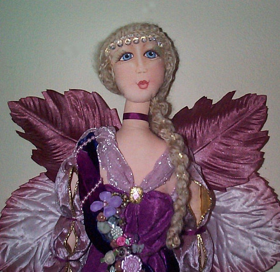 Cloth Art Doll Pattern "Embellished Angel" by Judy Skeel