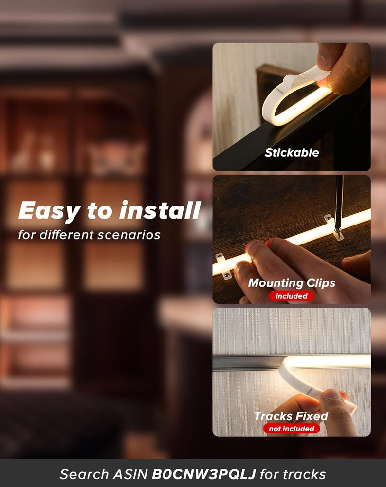 COB LED Neon Rope Lights & Connection Wire Pack - Complete Bundle