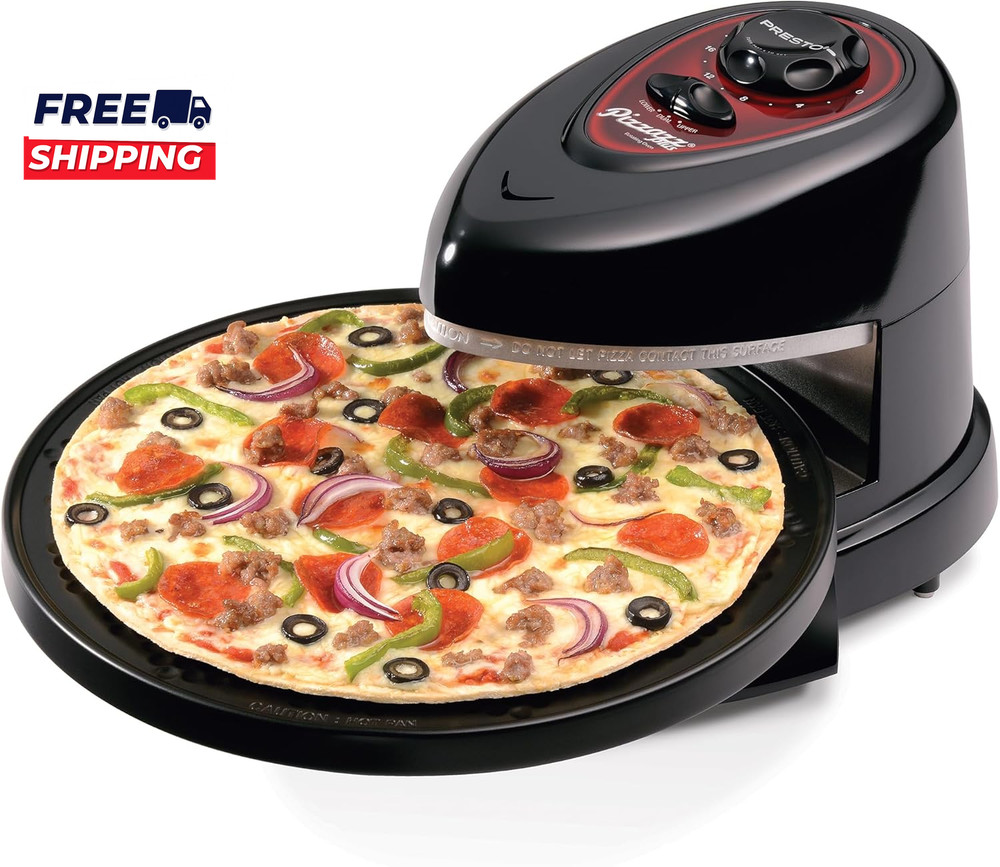 03430 Pizzazz plus Rotating Oven  Black