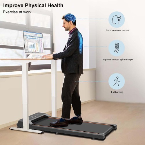 Treadmill LED display screen and remote-controlled portable treadmill