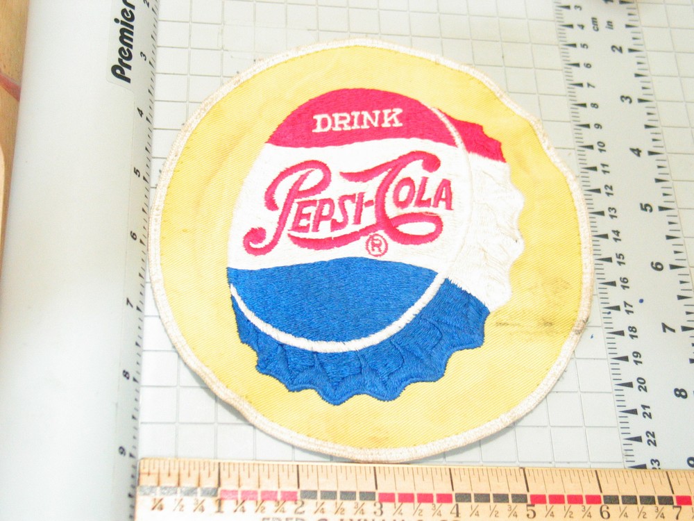 Pepsi Jacket Patch Vintage Large Jacket Patch