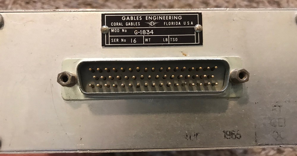 Vintage 1965 Gables Engineering Marker Controller, G-1834