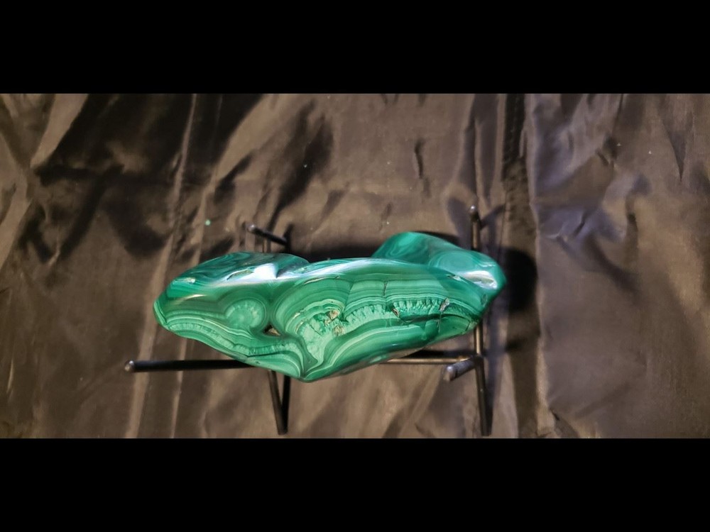 Polished Exceptional Botryoidal Malachite Freeform