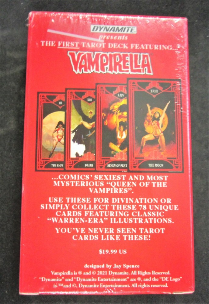 VAMPIRELLA Tarot Cards Deck Designed by Jay Spence NEW SEALED