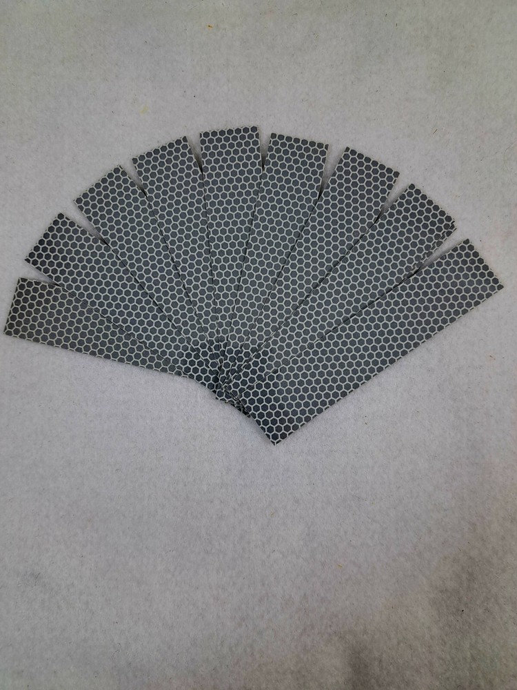 Reflective Silver Adhesive Strips, 1"x5" 10 pk.