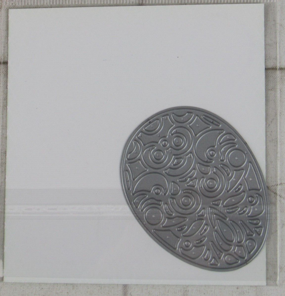 Impression Obsession Ornate Easter Egg 2 Die Cut, DIE394-J