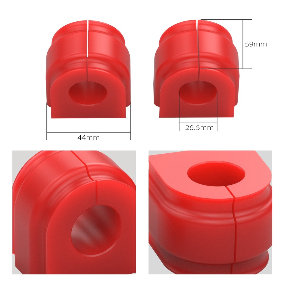 Front Stabilizer Sway Bar Bushings Poly 80A For BMW E90 E92 E82 E88 E87 E89 Z4