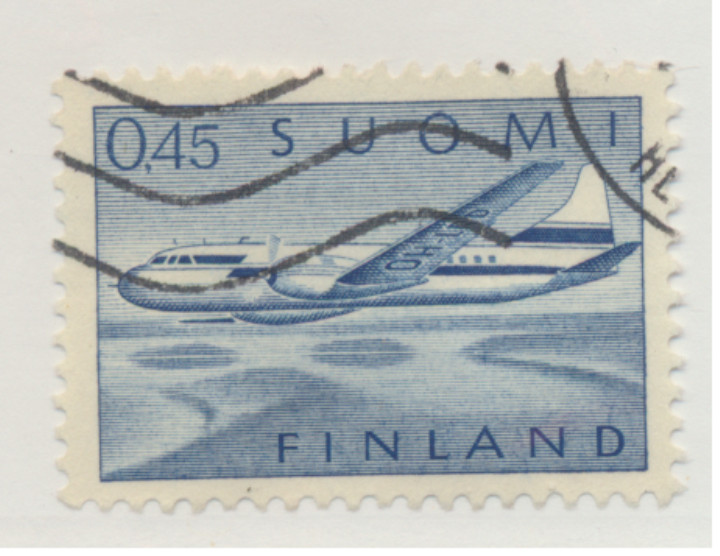 Finland Stamp Scott #C8, Used