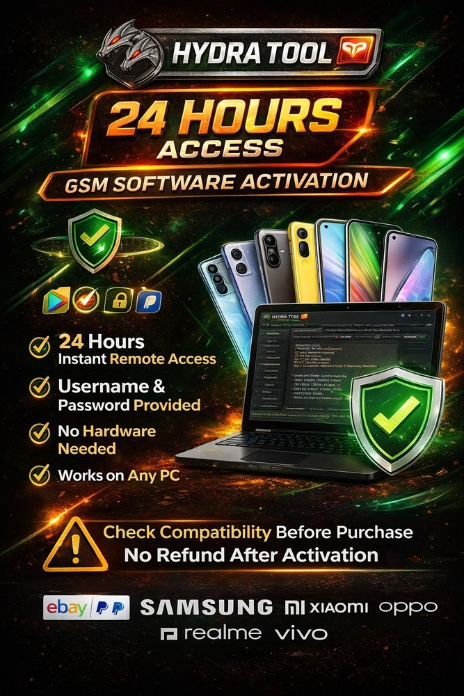 Hydra Tool  – 24H Digital Rental ✨ Username & Password – Instant Access ✅
