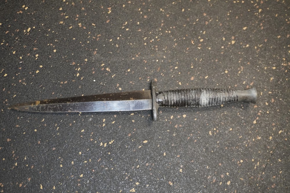 Vintage Stiletto Fighting Knife Dagger