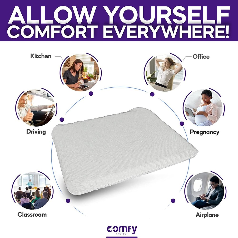 Purple Gel Seat Cushion Comfy
