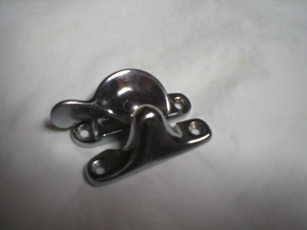 Antique Chrome Window Lock
