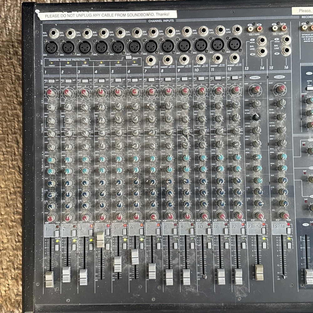 Yorkville Powermax 2150 Watts Mixing Console UNTESTED