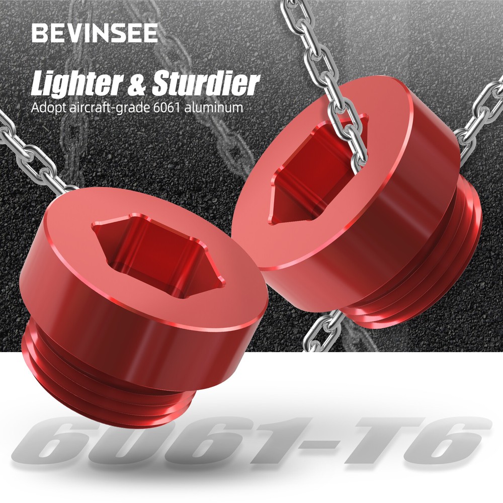 2x Differential Drain Plug Fill Plug For BMW E30 E36 E46 E91 E90 E92 E93 F30