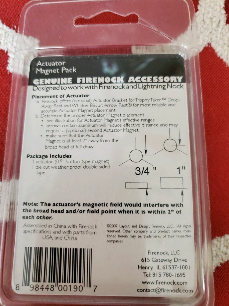 Firenock & Lightning Nock Actuator Magnet Pack - NEW