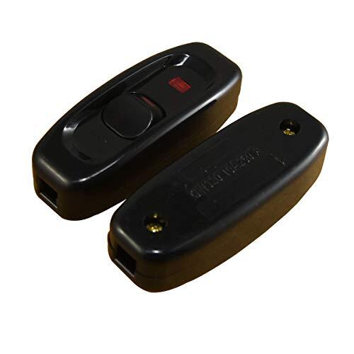 Light Switch, 2Pcs Appliance Switch ON/Off Inline Cord Switch with LED