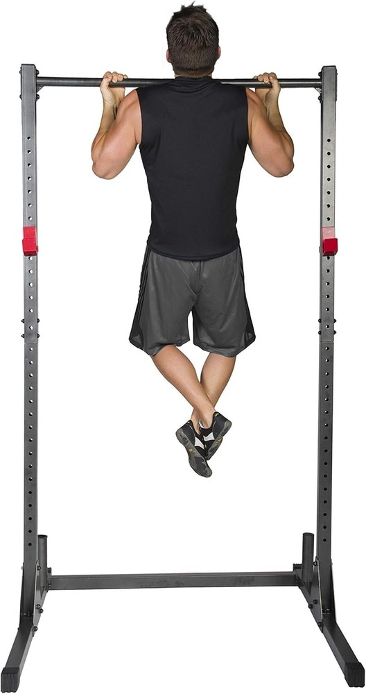 Reliable Heavy-Duty Power Rack - 500 lbs Max Capacity, Includes Storage Posts