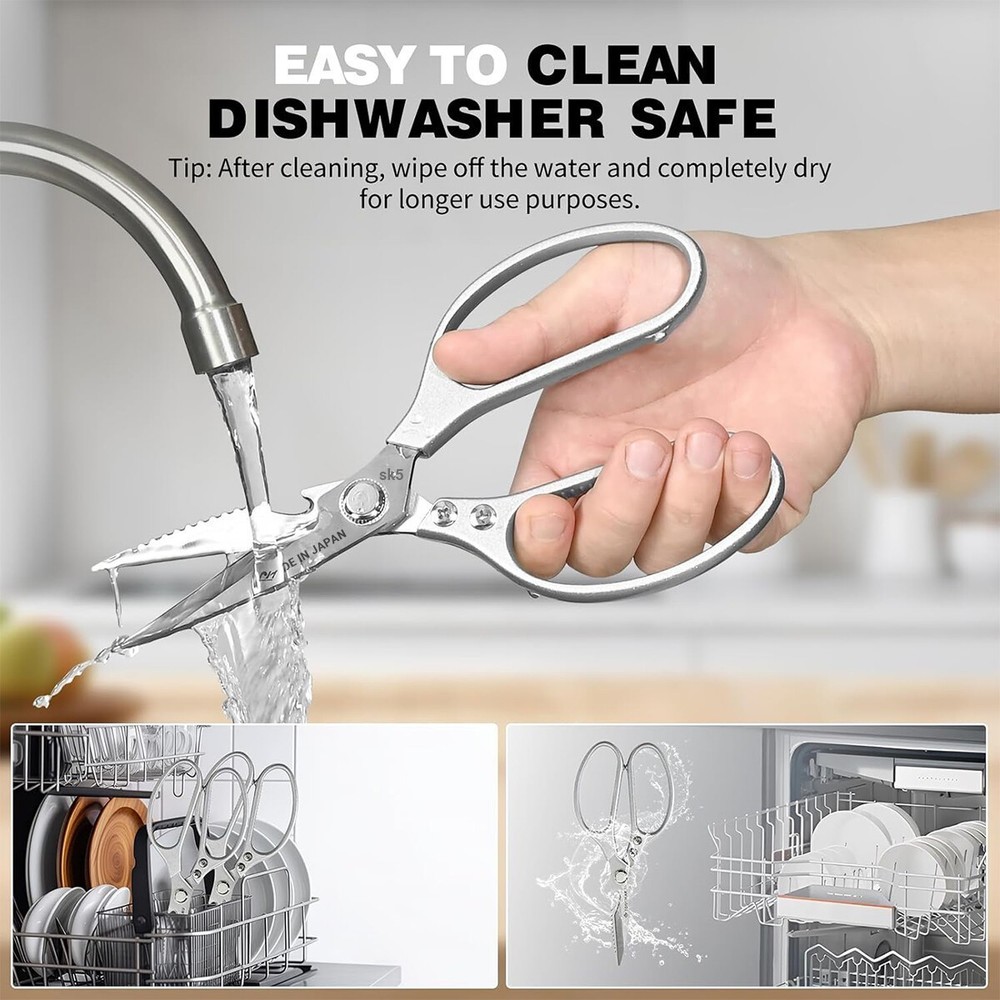 Kitchen Scissors Multi-purpose Kitchen Shears Heavy Duty Sharp Stainless -