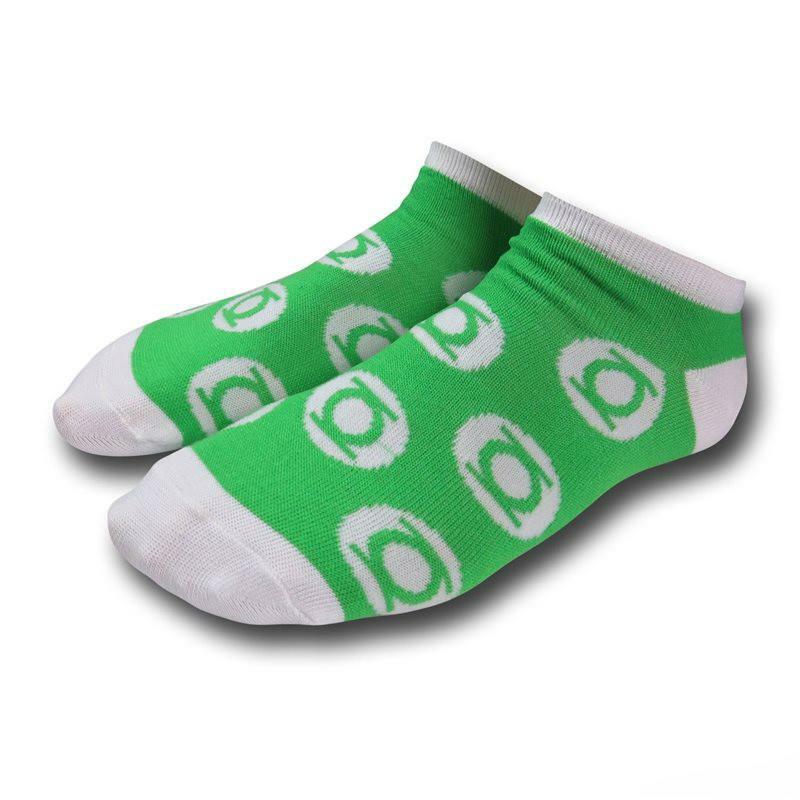 Green Lantern White Logo Ankle Socks