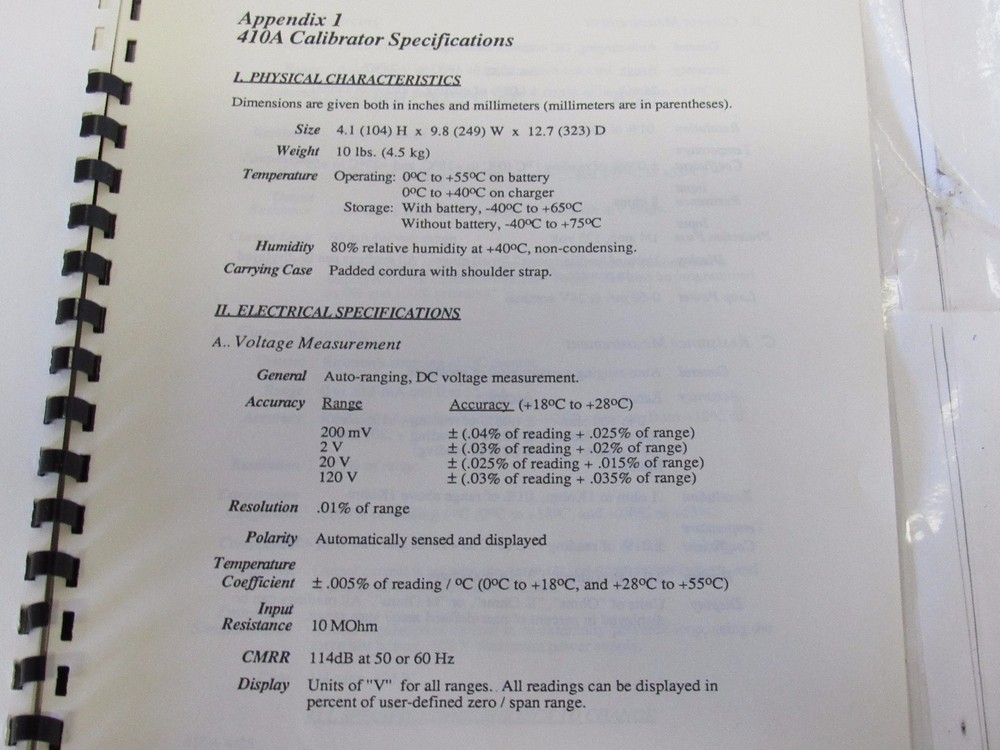 LOVELAND ELECTRONIC CALIBRATOR 410A USED