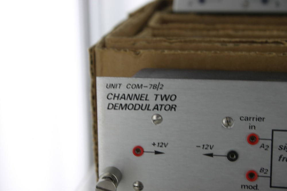 DEGEM SYSTEMS UNITCOM 7B CHANNEL TWO MODULATOR DEMODULATOR CIRCUITS