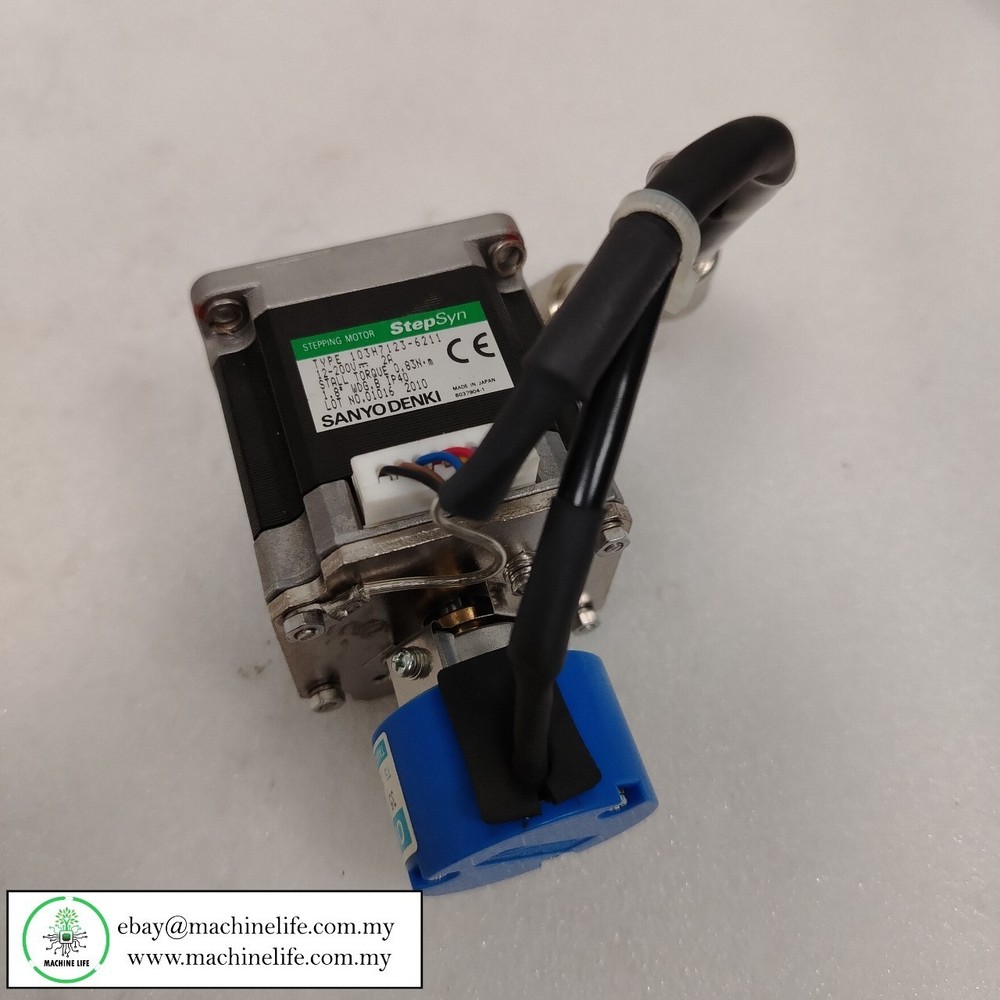 ASM 02-33366-02 Stepping Motor Sanyo Denki 103H7123-6211 With FA-CODER