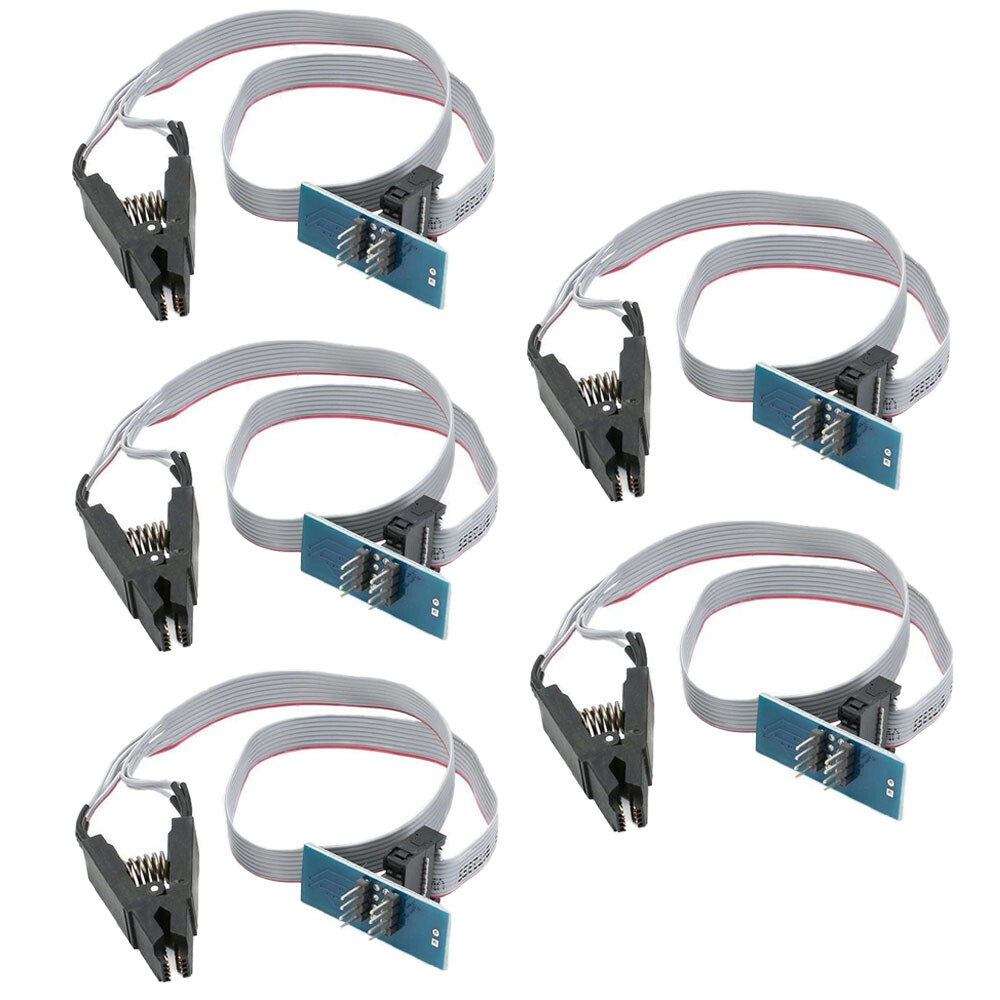 5 Pack SOIC8 SOP8 Test Clip Adapter For EEPROM programming on USB Programmer HOT